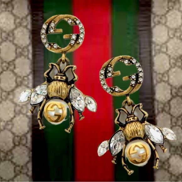 Gucci Gold Interlocking G Bee
Earrings Gucci. Authentic - Picture 12 of 12